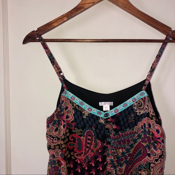 Bohemian Paisley Summer Dress - Picture 2 of 3